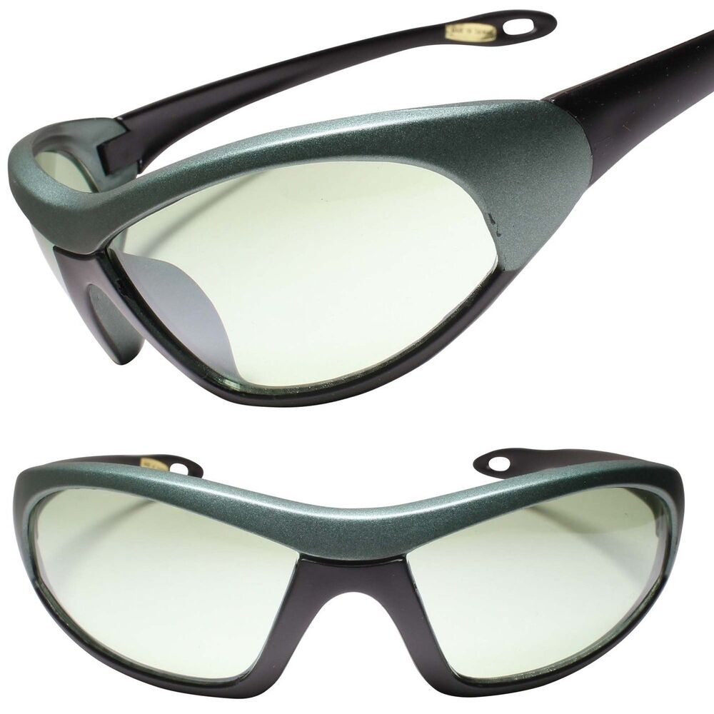 Green Lens Cool & Confident Wrap Around Sunglasses for Outdoor Sports